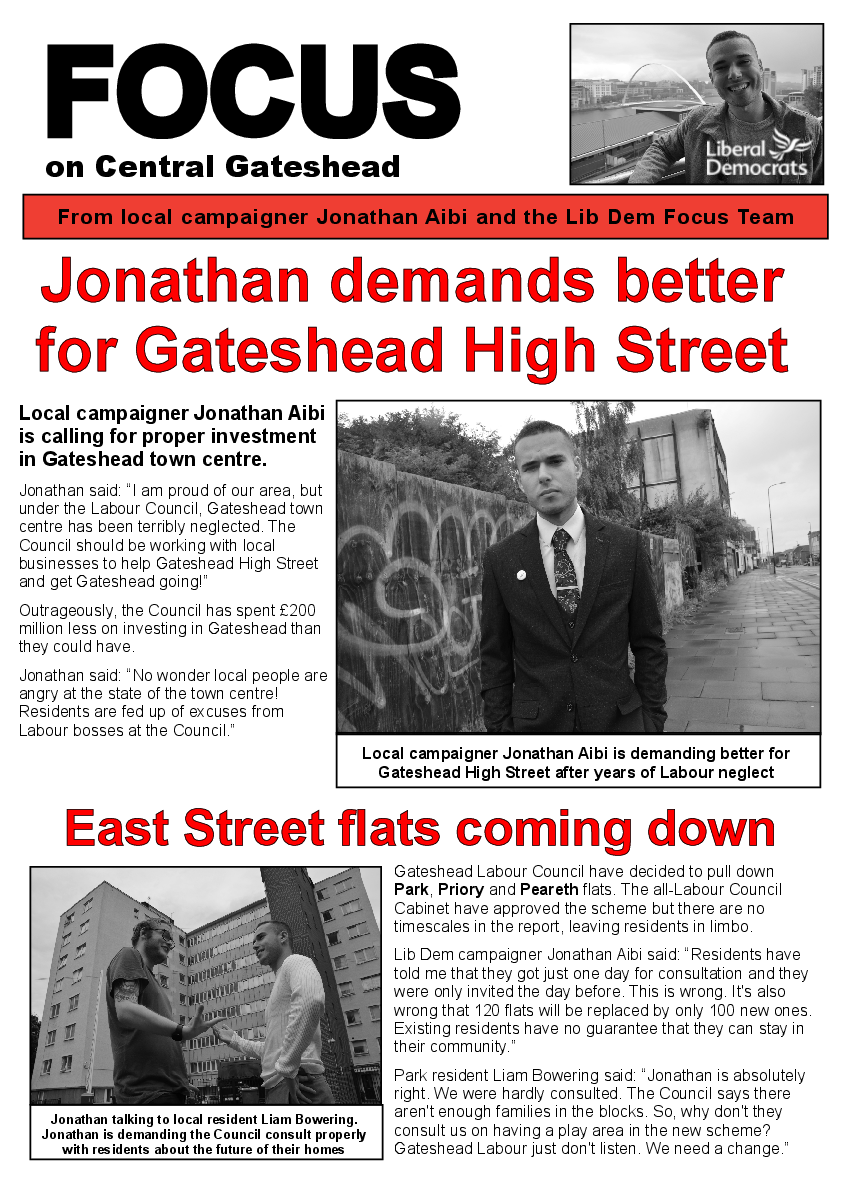 Demand Better For Gateshead