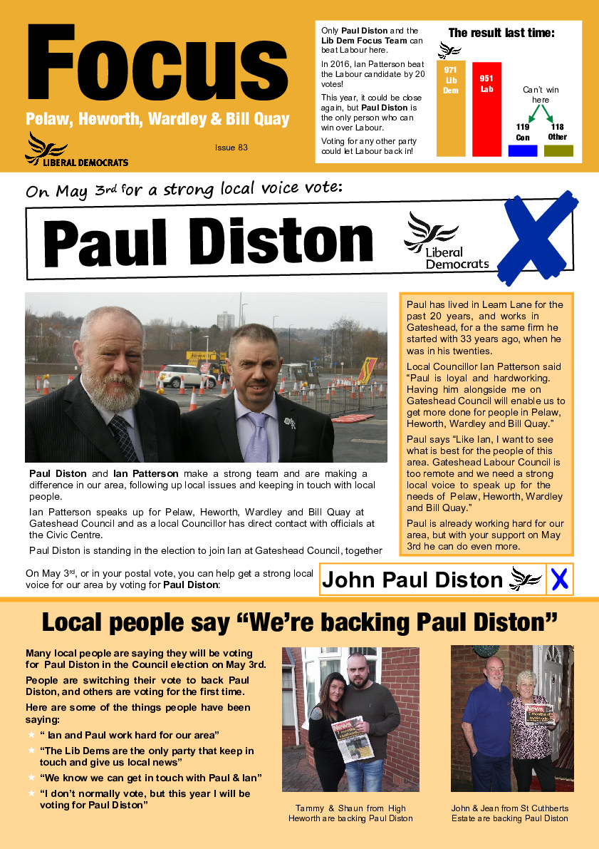 Pelaw, Heworth and Bill Quay - Issue 83