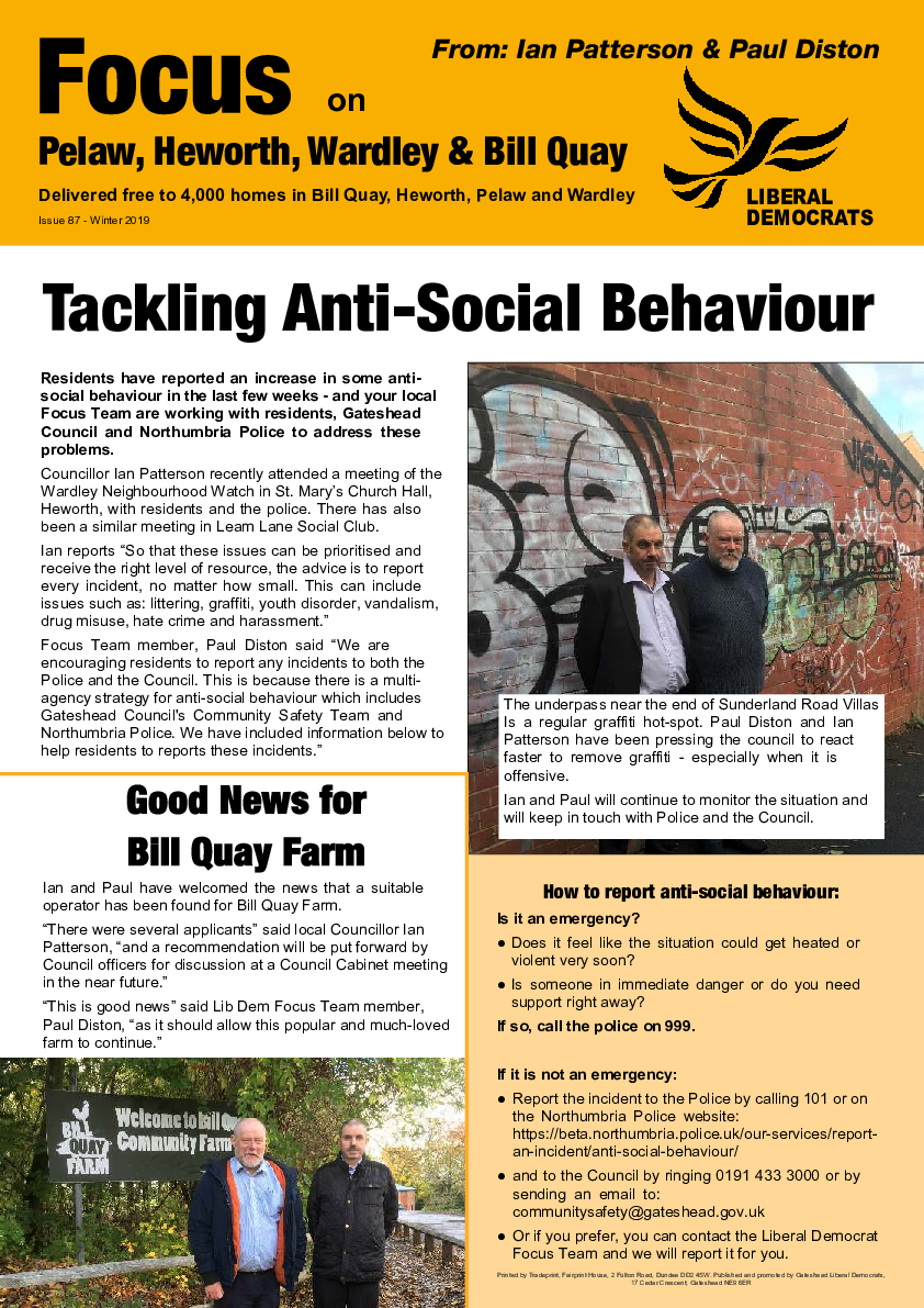 Pelaw, Heworth and Bill Quay - Issue 87